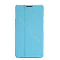 Nillkin Fresh leather Case button Holster Cover Skin for HUAWEI Ascend Mate X1 - Blue