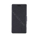 Nillkin Fresh leather Case button Holster Cover Skin for HUAWEI Ascend W1 - Black