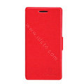 Nillkin Fresh leather Case button Holster Cover Skin for HUAWEI Ascend W1 - Red