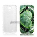 IMAK Relievo Painting Case Lover Battery Cover for Samsung GALAXY S4 I9500 SIV - Green
