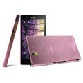 IMAK Ultrathin Clear Matte Color Cover Case for Sony Ericsson L36i L36h Xperia Z - Pink