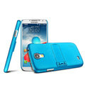 IMAK Ultrathin Matte Color Cover Support Case for Samsung GALAXY S4 I9500 SIV - Blue