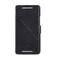Nillkin Fresh leather Case Bracket Holster Cover Skin for HTC One 802t - Black
