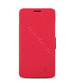 Nillkin Fresh leather Case Bracket Holster Cover Skin for HUAWEI G606 - Red