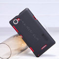 Nillkin Super Matte Hard Case Skin Cover for Sony S36h Xperia L - Black