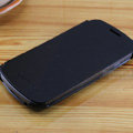 Flip leather Case Holster Cover Skin for Samsung i9250 Galaxy Nexus - Black