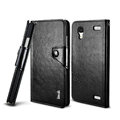 IMAK R64 book leather Case support flip Holster Cover for BBK vivo Xplay X510w X5 - Black