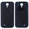 Leather Case PC Battery Back Cover Housing For Samsung I9500 GALAXY SIV S4 - Black