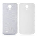 Leather Case PC Battery Back Cover Housing For Samsung I9500 GALAXY SIV S4 - White