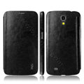 IMAK The Count Flip leather Case Holster Cover for Samsung I9200 Galaxy Mega 6.3 - Black