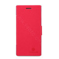 Nillkin Fresh Flip leather Case book Holster Cover Skin for HUAWEI Ascend P2 - Red