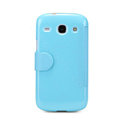 Nillkin Fresh Flip leather Case book Holster Cover Skin for Samsung I8260 I8262 Galaxy Core - Blue