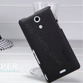 Nillkin Super Matte Hard Case Skin Cover for Sony Ericsson M36h Xperia ZR - Black