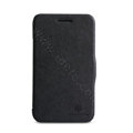 Nillkin Victory Flip leather Case Button Holster Cover Skin for BlackBerry Q5 - Black
