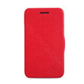 Nillkin Victory Flip leather Case Button Holster Cover Skin for BlackBerry Q5 - Red