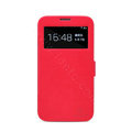 Nillkin Victory leather Case Button Holster Cover Skin for Samsung I9200 Galaxy Mega 6.3 - Red