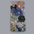 Bling S-warovski crystal cases Fox diamond cover for iPhone 5C - Blue