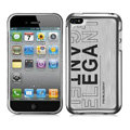 Slim Metal Aluminum Silicone Cases Covers for iPhone 5C - Silver
