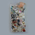 Bling S-warovski crystal cases Gril diamond covers for iPhone 5S - Pink