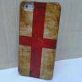 Retro England flag Hard Back Cases Covers Skin for iPhone 5S