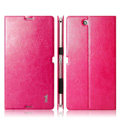 IMAK R64 Flip leather Case support Holster Cover for Sony Ericsson XL39H Xperia Z Ultra - Rose