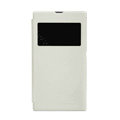 Nillkin Stylish Flip leather Case Holster Cover Skin for Sony Ericsson XL39H Xperia Z Ultra - White