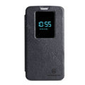 Nillkin Victory Flip leather Case Button Holster Cover Skin for LG Optimus G2 D802 - Black