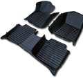 PU Leather Q001 Custom Automobile Carpet Car Floor Mats Set For VW Volkswagen Passat 5pcs Sets - Black