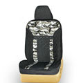 Quality Customize Cotton Camo Auto Car Seat Covers 10pcs Sets for Vehicle - Black