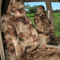 Tailored Browning Camo Automotive Car Seat Covers 10pcs Sets for Vehicle - Brown