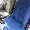 Universal Non-woven Front Disposable Automotive Seat Covers 5pieces - Blue