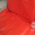 Universal Non-woven Front Disposable Automotive Seat Covers 5pieces - Red