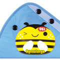 Cute Bee Water Nylon Cotton Auto Car Seat Safety Belt Adjuster Covers For Children- Blue