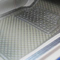 Best Clear PVC Plastic Universal Waterproof Auto Foot Carpet Car Floor Mats 5pcs Sets - Brown