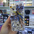 S-warovski crystal cases Bling Flower diamond covers for iPhone 6 - Purple