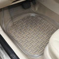 Good Clear PVC Plastic Universal Vehicle Auto Foot Carpet Car Floor Mats 5pcs Sets - White