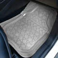 High Quality PVC Plastic Universal Waterproof Auto Foot Carpet Floor Mats For Cars 5pcs Sets - Gray