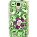 Bling Crystal Cover Rhinestone Diamond Case For Samsung Galaxy Note 4 N9100 - Green
