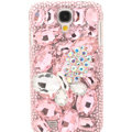 Bling Crystal Cover Rhinestone Diamond Case For Samsung Galaxy Note 4 N9100 - Pink