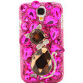 Bling Crystal Cover Rhinestone Diamond Case For Samsung Galaxy Note 4 N9100 - Rose