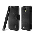 IMAK Squirrel lines leather Case Support Holster Cover for Samsung Galaxy Note 4 N9100 - Black