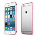 Ultrathin Aviation Aluminum Bumper Frame Protective Shell for iPhone 6 Plus 5.5 - Pink