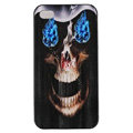 Skull Hard Back Cases Covers Skin for iPhone 6S - Black EB004