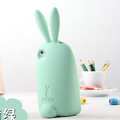 TPU Three-dimensional Rabbit Covers Silicone Shell for iPhone 7 - Green