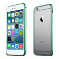 Ultrathin Aviation Aluminum Bumper Frame Protective Shell for iPhone 7 - Green