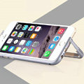 Unique Aluminum Bracket Bumper Frame Case Support Cover for iPhone 7 - Grey