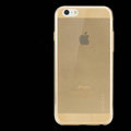 Rock Transparent TPU Covers Invisible Silicone Cases for iPhone 6S Plus 5.5 - Gold