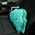Cute Flaky Clouds Short Plush Auto Support Lumbar Pillow Car Interior Decoration 1pcs - Blue