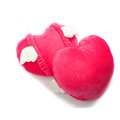 High Quality Women Heart Angel Plush Auto Neck Safety Pillow Car Accessories 2pcs - Rose