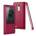 IMAK Earl Windows Leather Cases Holster Covers Skin for Huawei Ascend Mate 7 - Rose